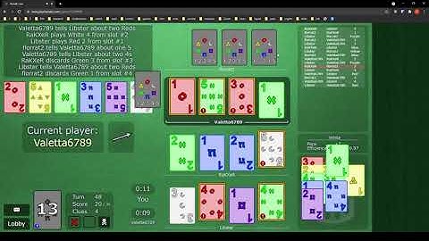 [WR] Hanabi Online 4p White 0:57