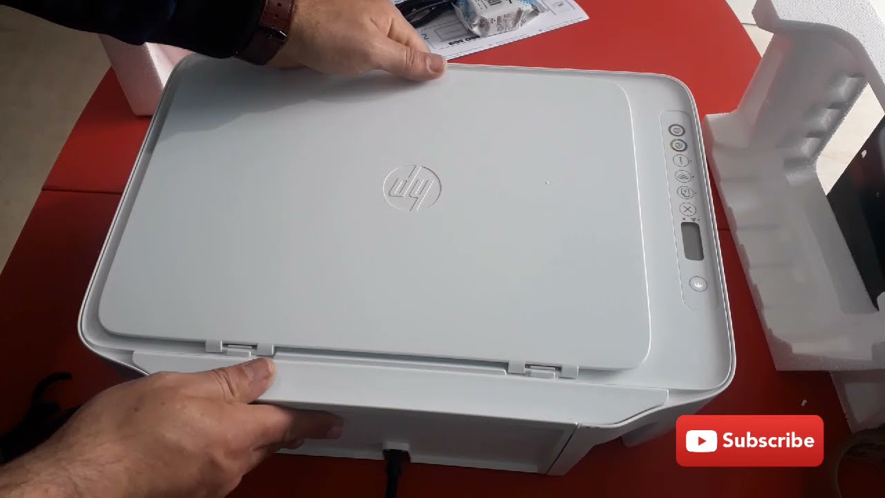 HP DeskJet 2710 Printer Quick Unbox, SetUp, Install Starter Ink, Scan Alignment Page Review