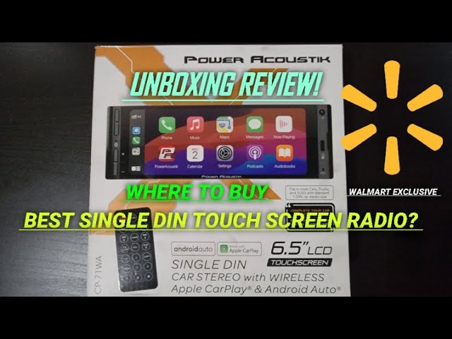 Power acoustik single din CP-71WA unboxing review - YouTube