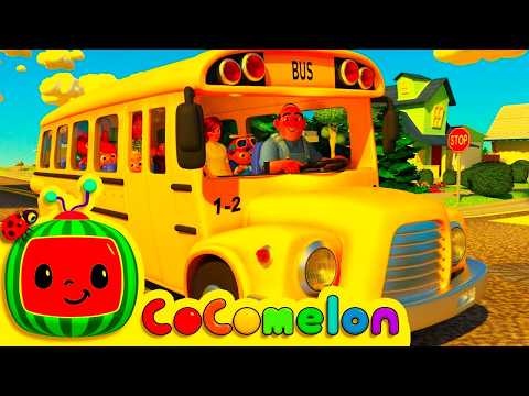 Wheels Go ROUND & ROUND! Wheels on the Bus Go Round and Round🚌🎶✨ | Sing Along Nursery Rhymes