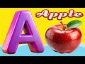 Phonics Song with TWO Words - A For Apple - ABC Alphabet Songs with Sounds for Children #zullukidstv