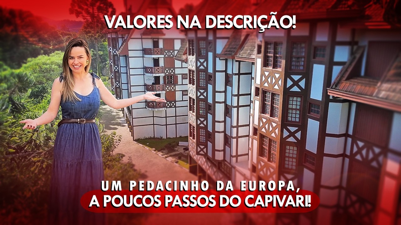 Vídeo do Imóvel: Apartamento com 3 Dormitórios, Lareira, Suíte com Hidromassagem e a Poucos Passos do Capivari
