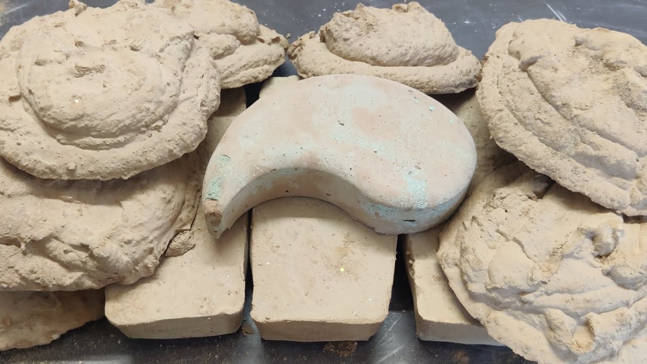 Brown Dirt Melting Into Dust | Clay Pot Crumbling 