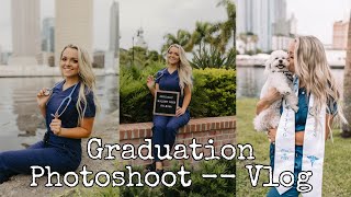 GRADUATION PHOTOSHOOT VLOG Mallory Weslyn