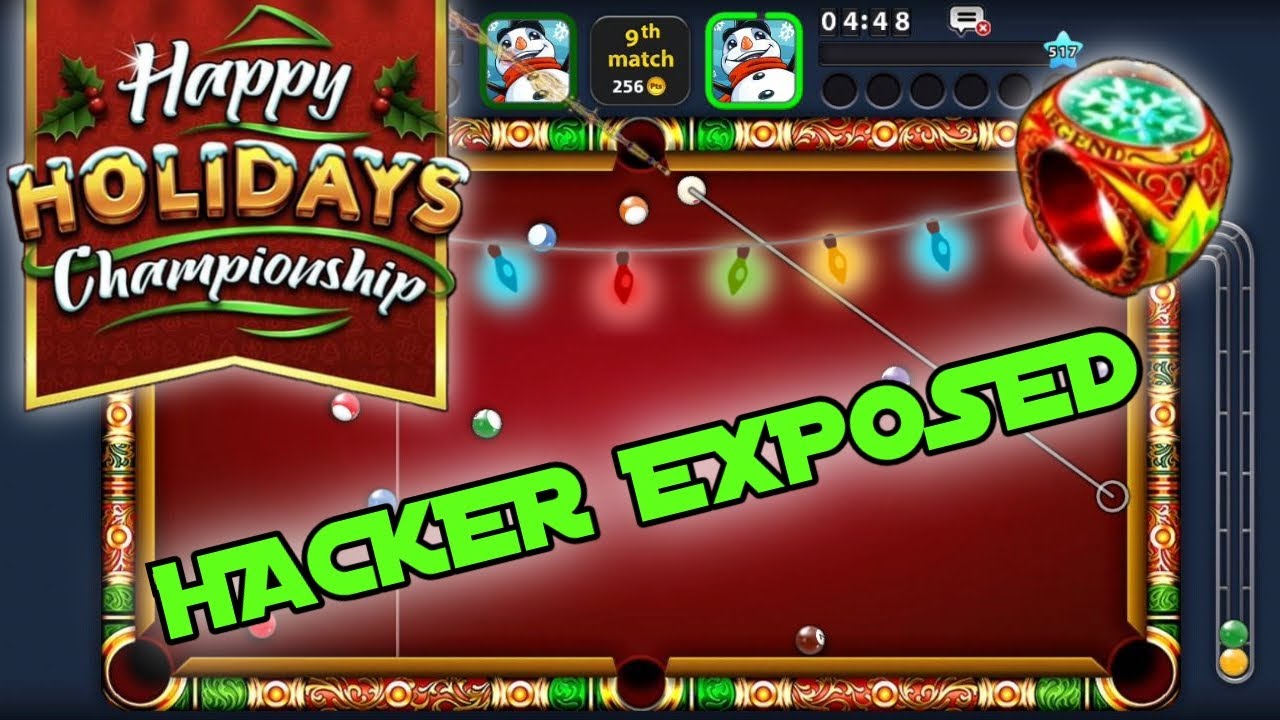 HAPPY HOLIDAYS CHAMPIONSHIP FREE RING NEW HACK EXPOSED | 8 Ball Pool Hack & Free Cash Spin