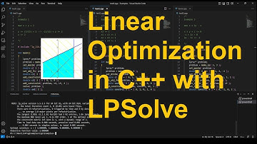 How to solve a linear optimization problem using LPSolve in C++