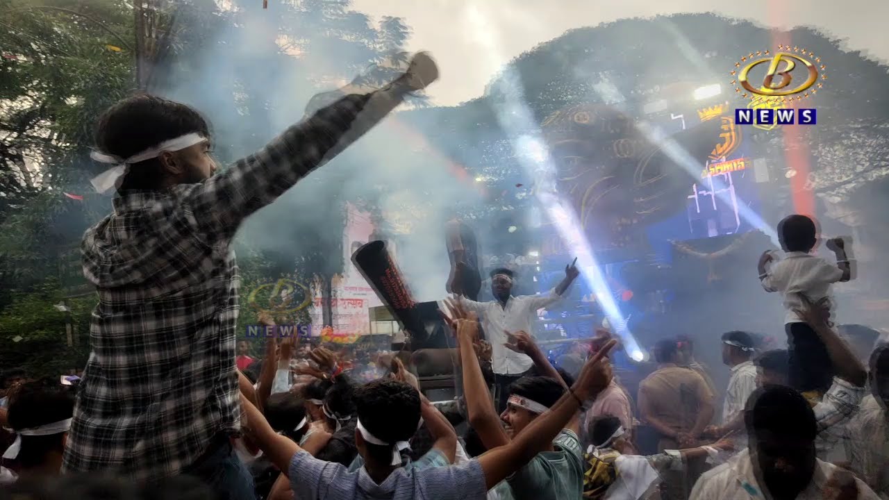 राजारामपुरी परिसरातील मंडळांची गणेश आगमन मिरवणूक प्रचंड जल्लोषात