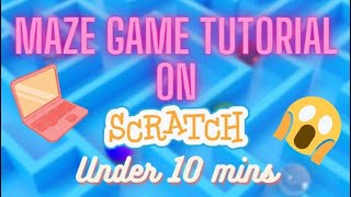 Maze Game Tutorial on Scratch || Super Easy under 10 mins screenshot 5
