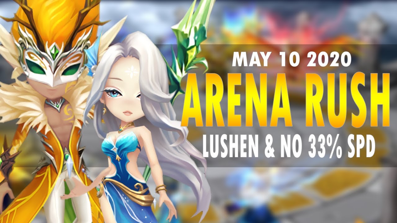 What it's like to have NO 33% Speed Lead for Arena Rush - Summoners War