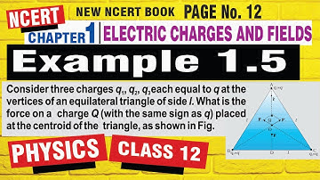example 1.5 physics class 12  class 12 physics ncert example solutions class 12 physics example 1.5