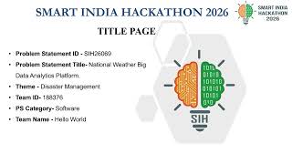 SIH 2026 Idea Submission | Weather Event Verification Platform with AI | Team Hello World | SIH26069 screenshot 3