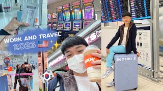 Work and Travel 2023 EP.1 ไปเป็นสาวเมกาอีกรอบ หรือเป็นผีน้อยที่เกาหลีก่อนดี !?✨Sunny in USA 🇺🇸