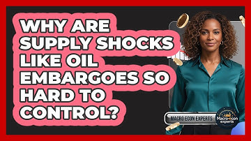 Why Are Supply Shocks Like Oil Embargoes So Hard To Control? - Macroecon Experts