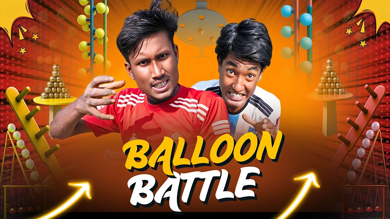 Balloon Battle Royale 🎈 One Wrong Pop = Game Over! 😱 CrazyChallenge