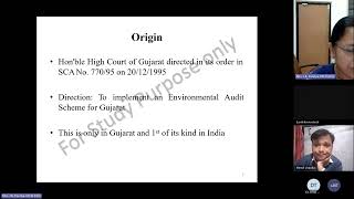 INTRODUCTION TO ENVIRONMENT AUDIT SCHEME