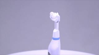 360 View of the Triple Bristle 3 Sided Brush Head