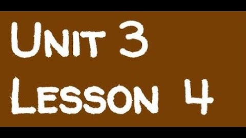 Unit 3 Lesson 4 - CSS Select by ID
