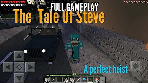 The Tale of Steve : A Perfect Heist | Minecraft custom map | Full Gameplay