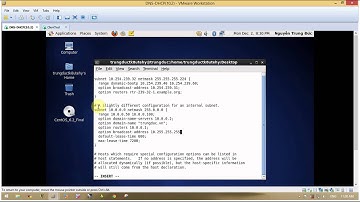 Cài đặt dịch vụ DHCP trên CentOS
