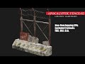 Apocalyptic Fence Wall - 02