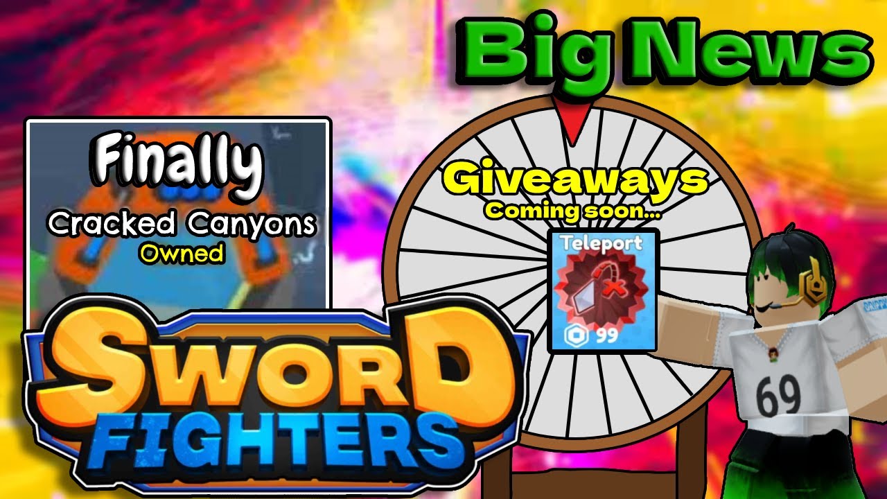 Finally Cracked Canyons Big News Sword Fighters Simulator Youtube