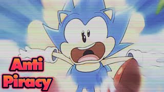 Sonic Superstars Anti Piracy Screen.