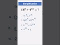 Simplification. #maths #mathtricks