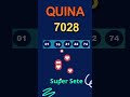 QUINA 7028: RESULTADO DE HOJE #Quina7028 #loteriacaixa #Quinahoje #quina #resultadoquina