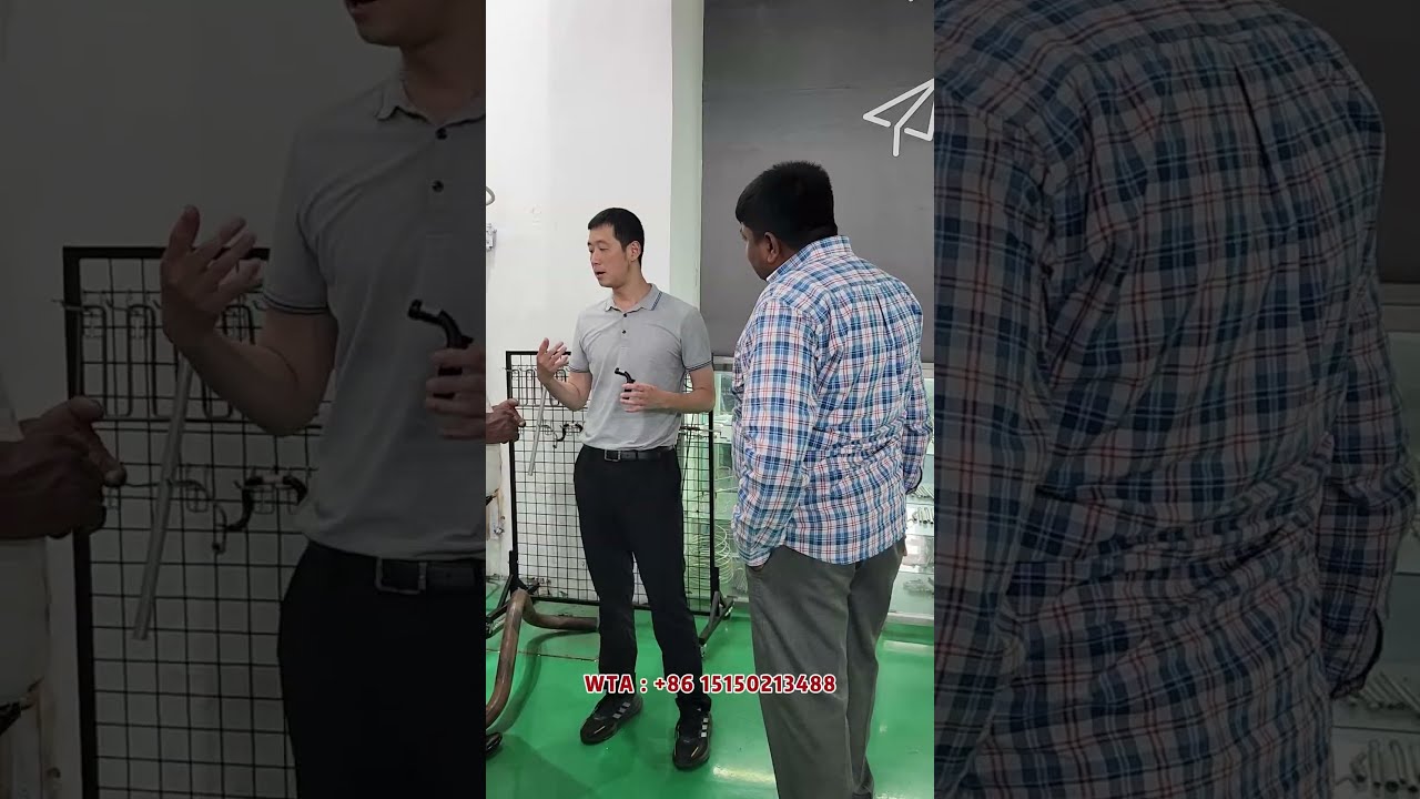 Foreign Guests Came To Visit The STM Bending Machine Pipebendingmachine
