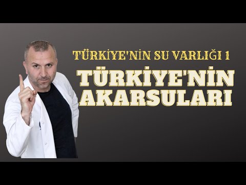 TÜRKİYE'NİN SU VARLIĞI 1 (TÜRKİYE'NİN AKARSULARI) #tytcoğrafya #aytcoğrafya #kpsscoğrafya