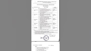 BBMKU B.Ed 2nd semester exam centre list/session 2023-25 b.ed exam bbmku#bbmkulatestnews