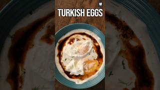 Turkish Eggs Recipe | Cilbir | How To Make Breakfast Recipe Turkish Poached Egg | #egg  #getcurried
