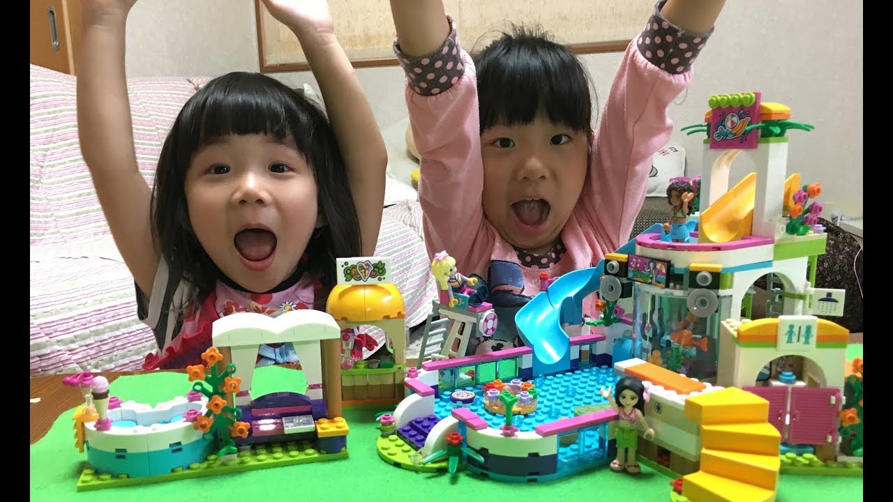 【LEGOフレンズ】ドキドキウォーターパークであそびました！ / We played with the Lego block.We