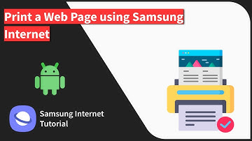 How to Take a Web Page Print Out Using Samsung Internet app
