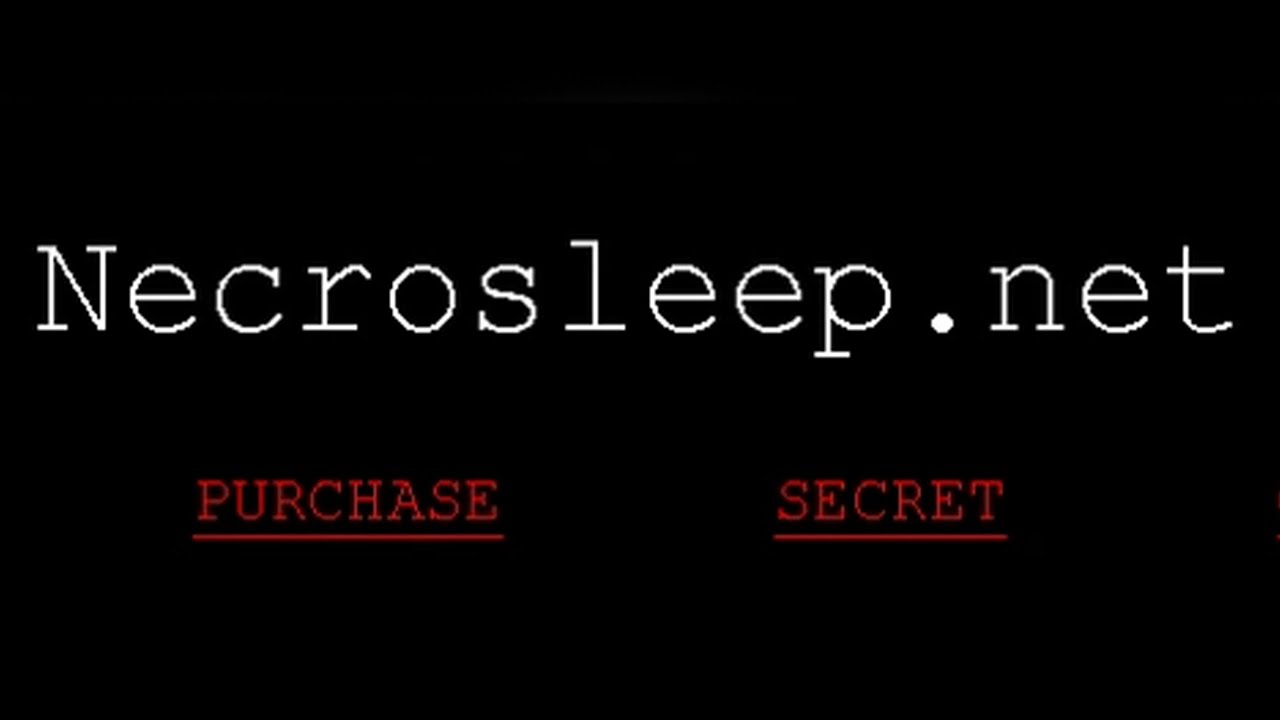 Necrosleep.net - Creepypasta