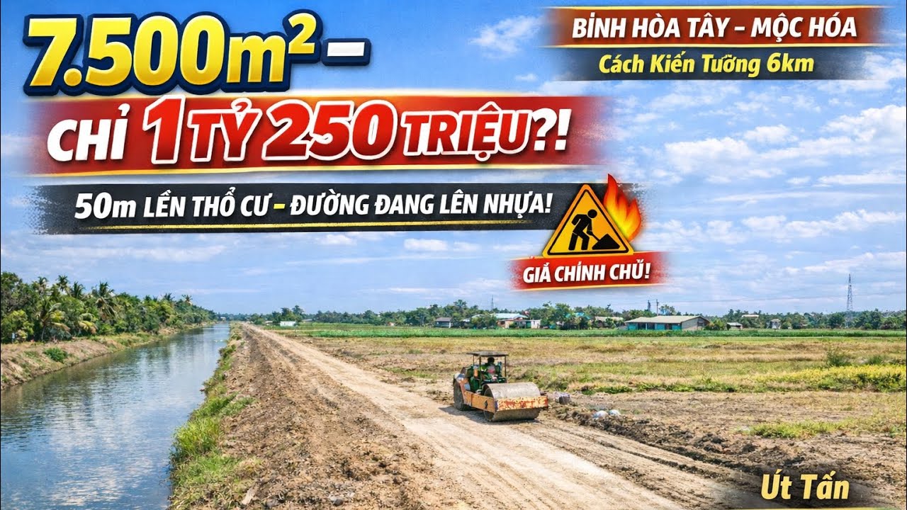 1 TỶ 250 TRIỆU – SỞ HỮU 7.500M²? Có Thật Không?