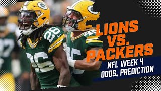 Thursday Night Football | Lions vs. Packers Point Spread: NFL Week 4 Odds, Prediction