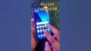 How To Off TalkBack From POCO C65 ⚡ Mobile Se Double Tab Screen Remove Kaise Kare 🔥🔥 #viral #shorts