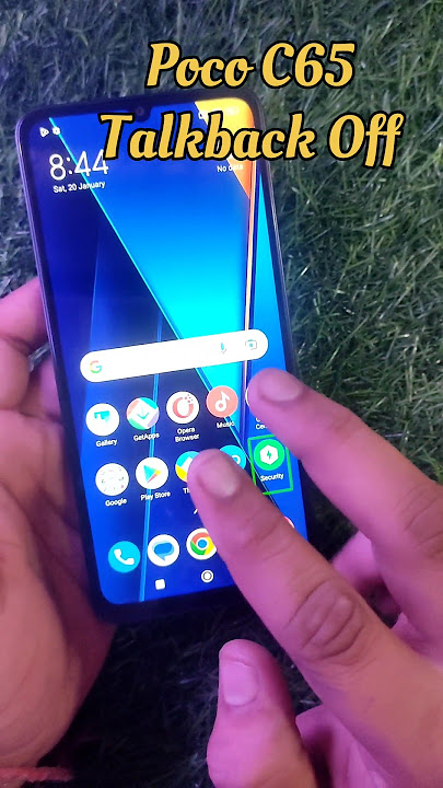 How To Off TalkBack From POCO C65 ⚡ Mobile Se Double Tab Screen Remove Kaise Kare 🔥🔥 #viral #shorts