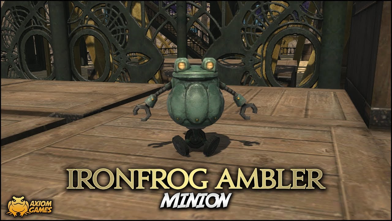 FFXIV: Shadowbringers - Ironfrog Ambler Minion