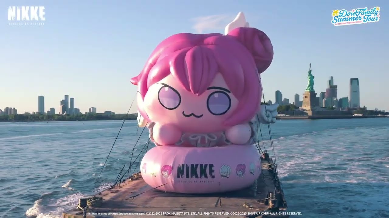 【海外限定】勝利の女神NIKKE ニケ DORO ドロ ムードライト USB充電 DoroFamily's Summer Tour - New York City Recap | GODDESS OF
