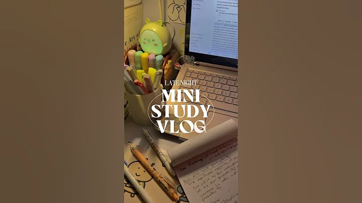 ASMR Study With Me | Night Study Vlog #aesthetic #study #studyvlog #studyinspiration #studywithme