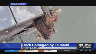 Marina Del Rey Dock Damaged By Saturday Tsunami Surge