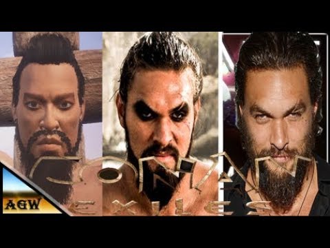 Conan Exiles Character Customization Jason Momoa Gameplay Youtube