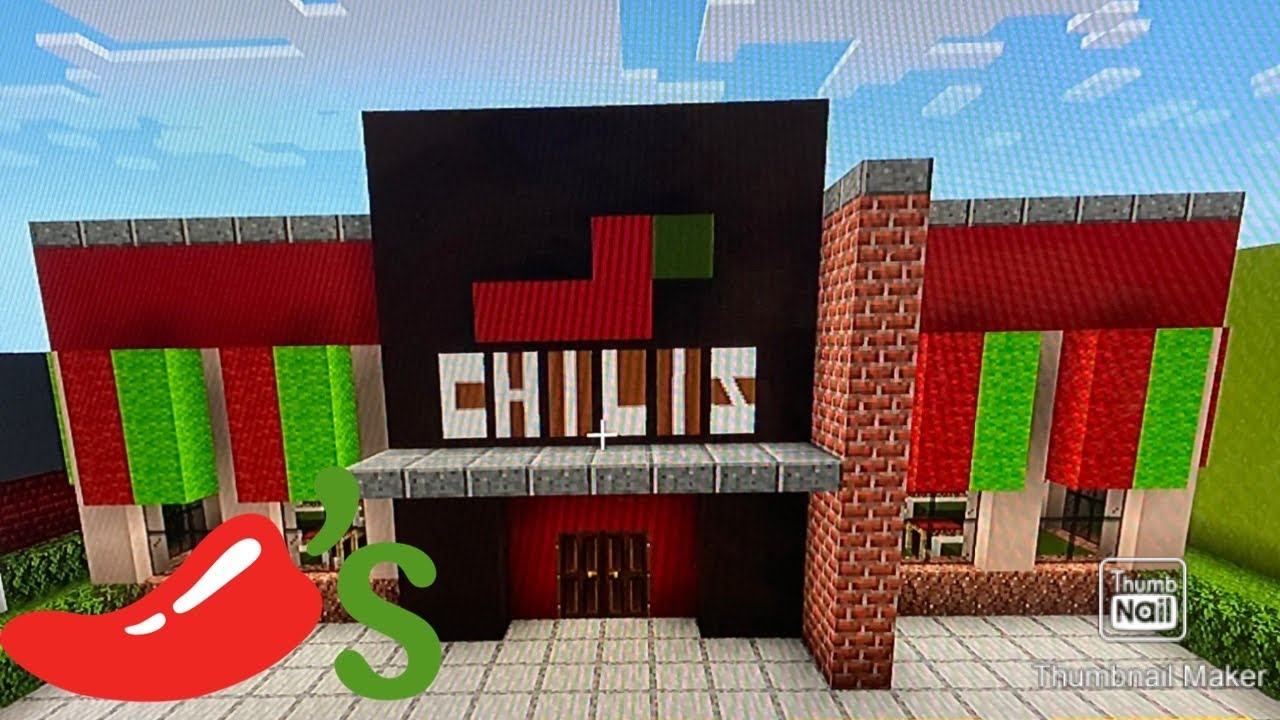 Minecraft Tutorial 55 How To Make A Chili’s (Restaurant) YouTube