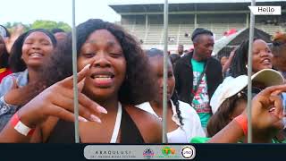 Qwabe Twins performing live at Abaqulusi Val' Unyaka Music Festival