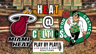 THE MIAMI HEAT VS THE BOSTON CELTICS.  THIS IS THE NBA PLAY OFFS!