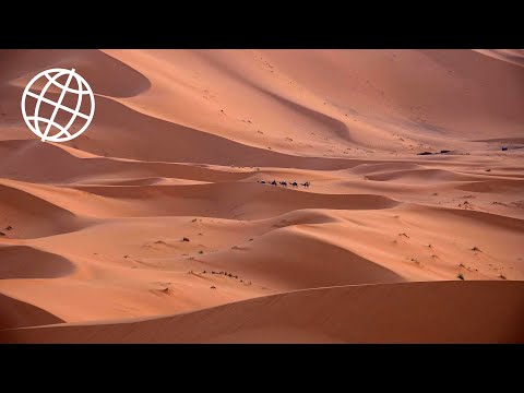Erg Chebbi Dunes,  Merzouga, Moroccan Sahara  [Amazing Places 4K]