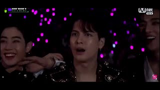 BTS, ITZY, ONEUS, ATEEZ, GOT7 Reaction to Jackson&#39;s Reaction to J.Y. Park and Hwasa at Mama 2019