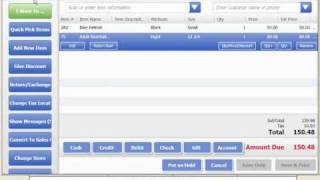 QuickBooks Point of Sale QuickPicks